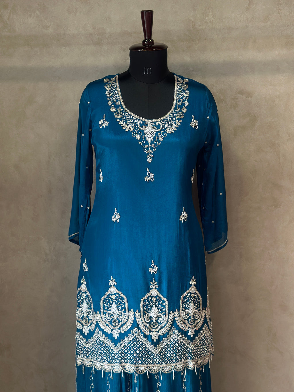 BEAUTIFUL HANDWORK SHARARA SET