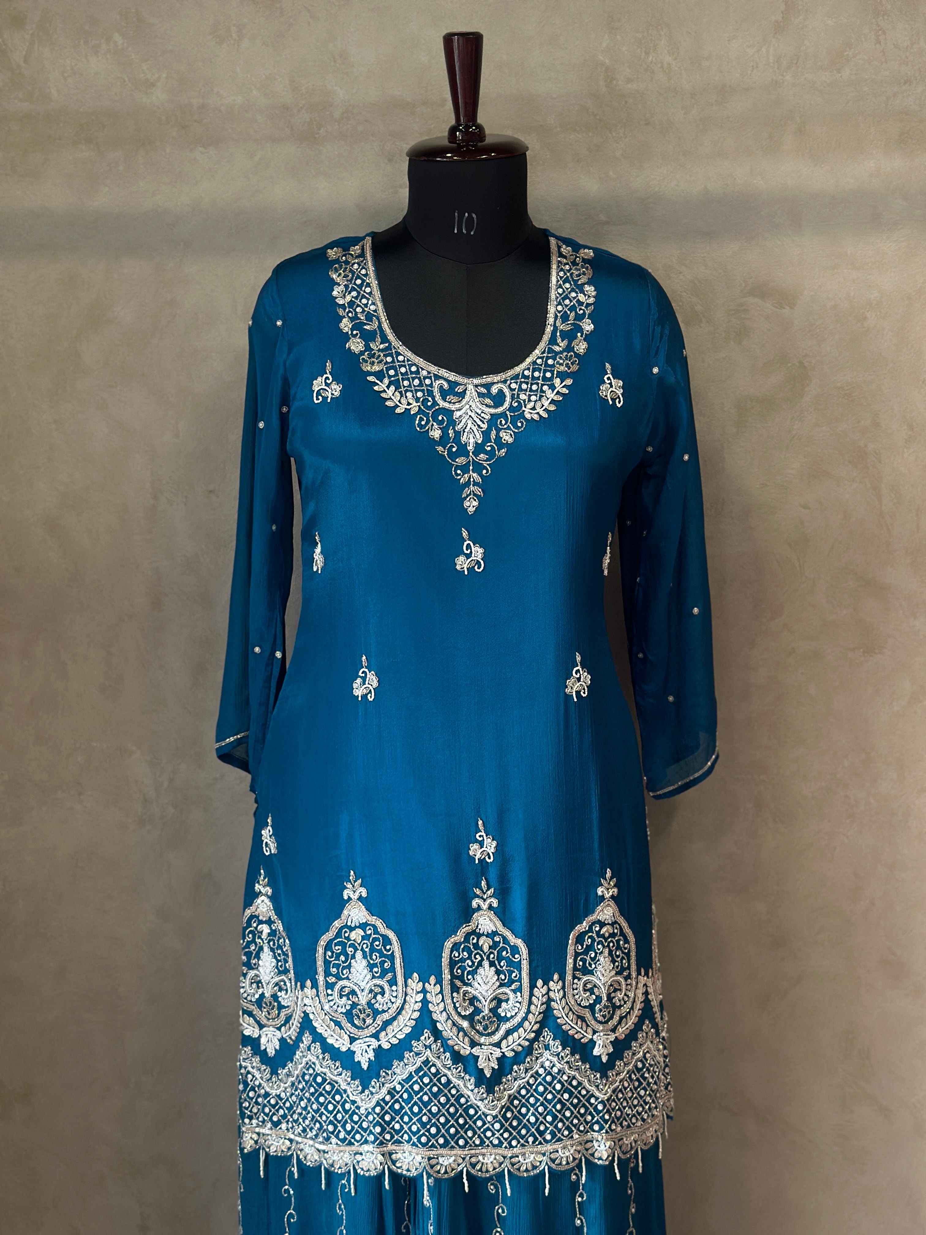 BEAUTIFUL HANDWORK SHARARA SET