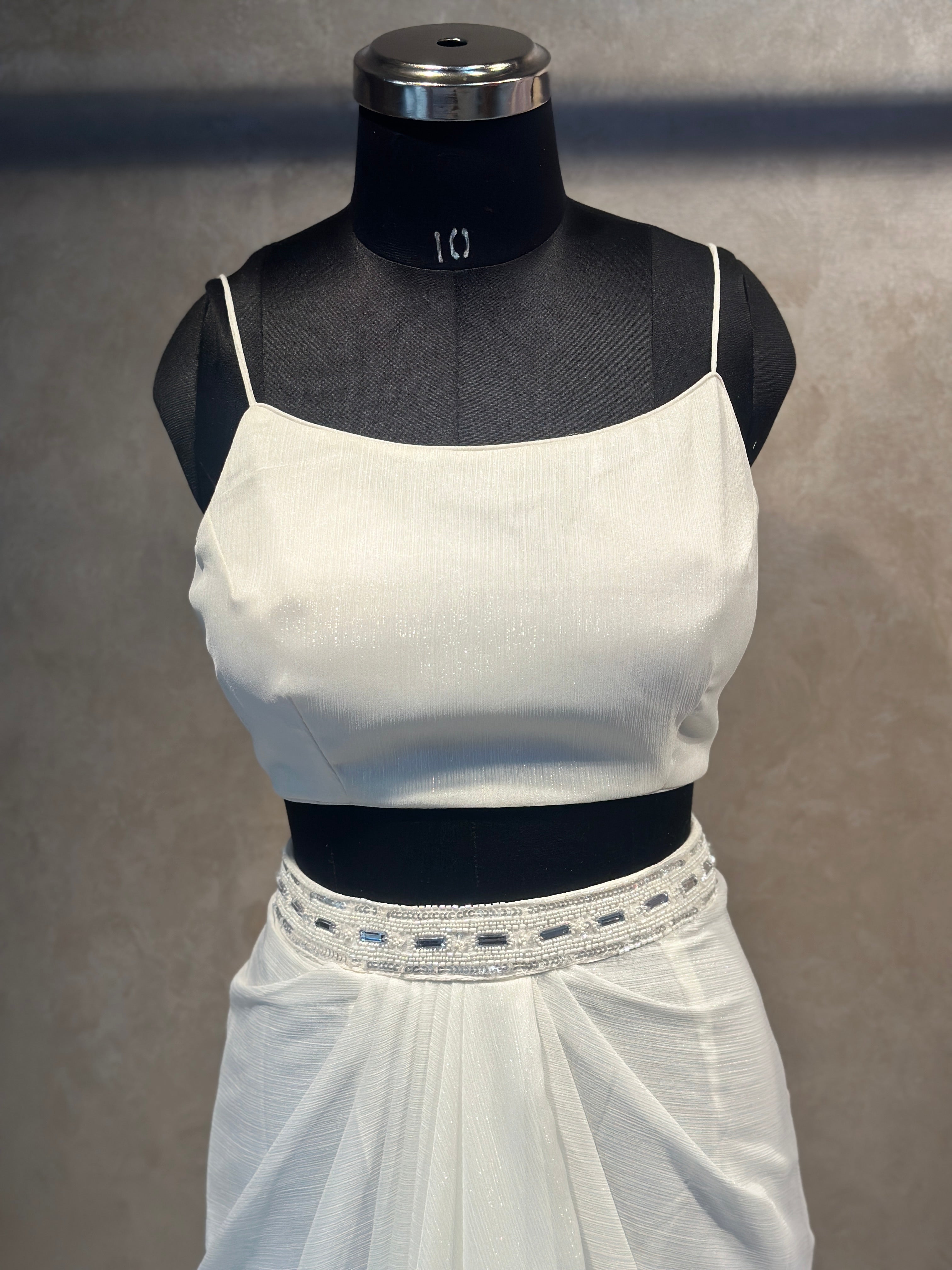 DESIGNER SLIT SKIRT OR CAP SET