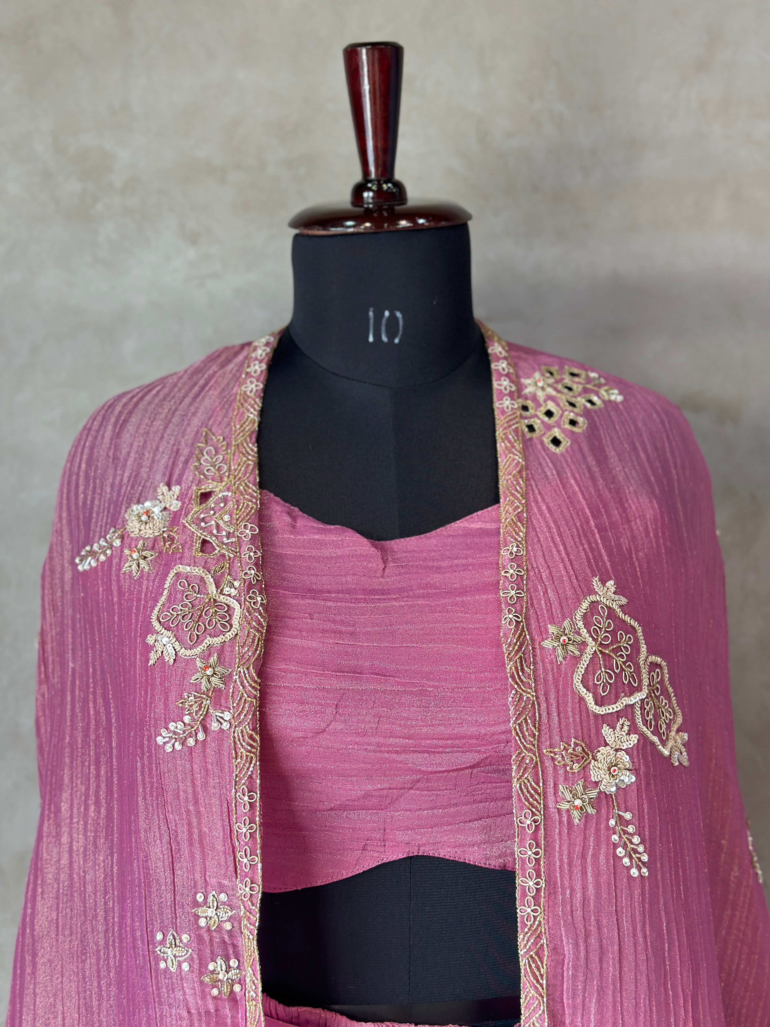DESIGNER PLAZO SET