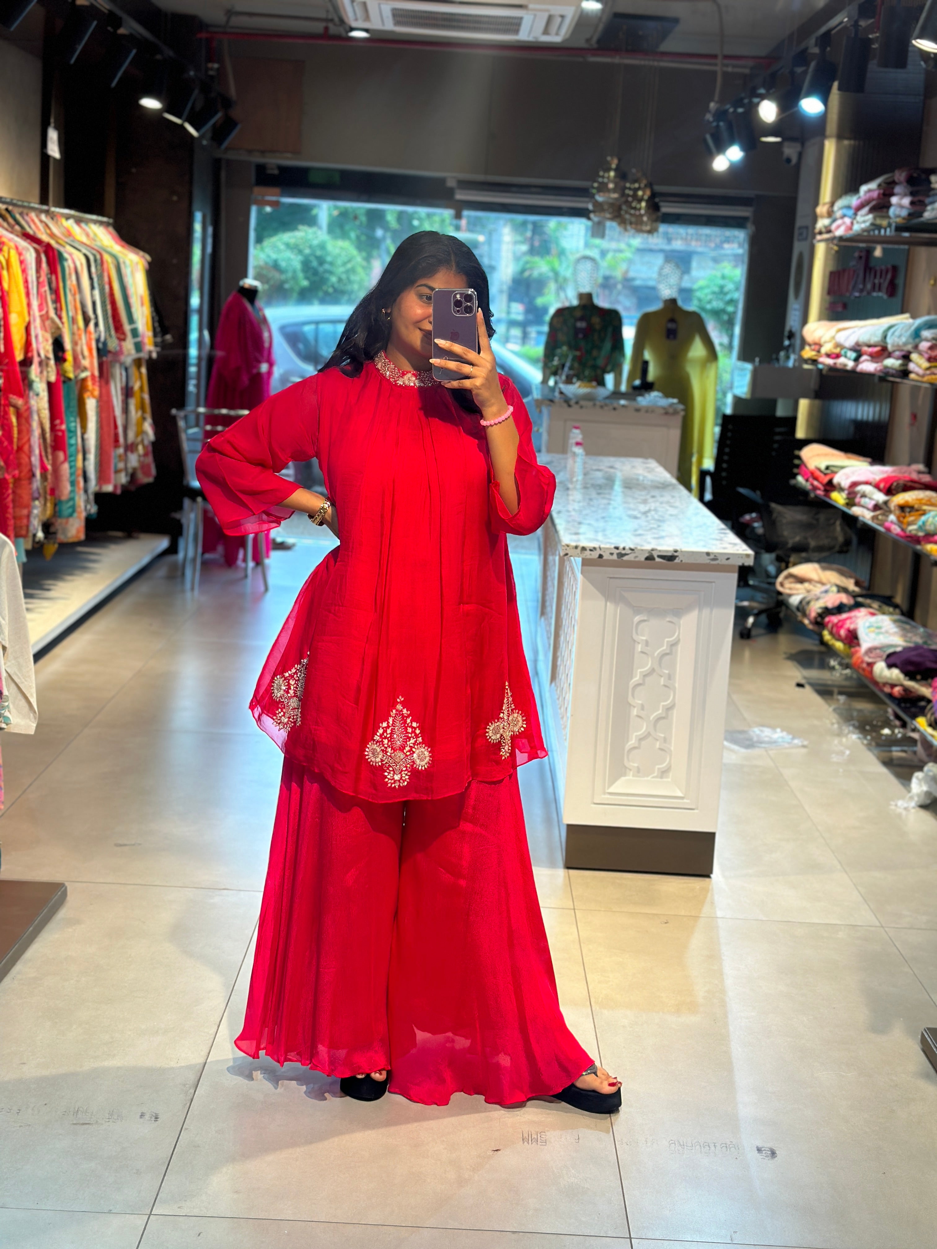 HIGH-NECK CO-ORD SET