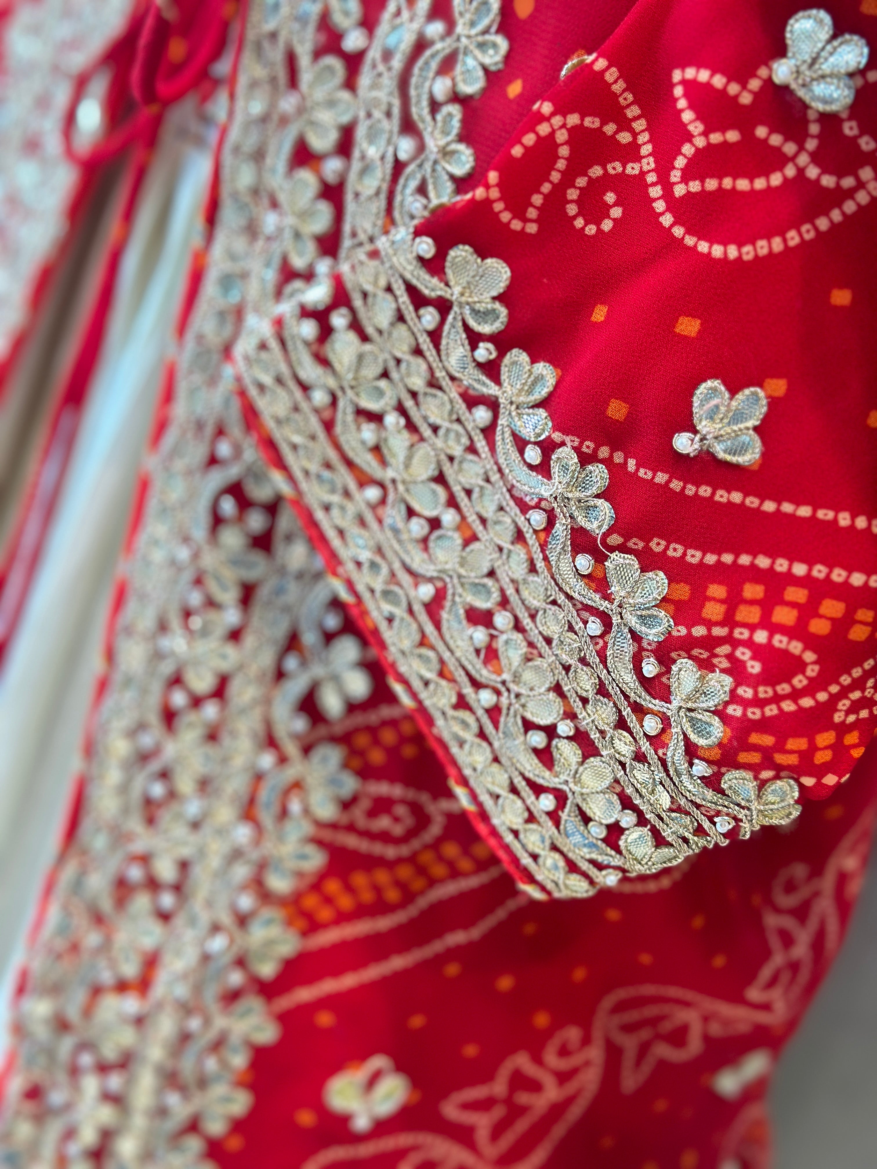 INDO-FUSION GOTA PATTI HANDWORK JACKET SET