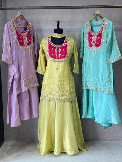 PREMIUM HANDCRAFTED PLAZO SET