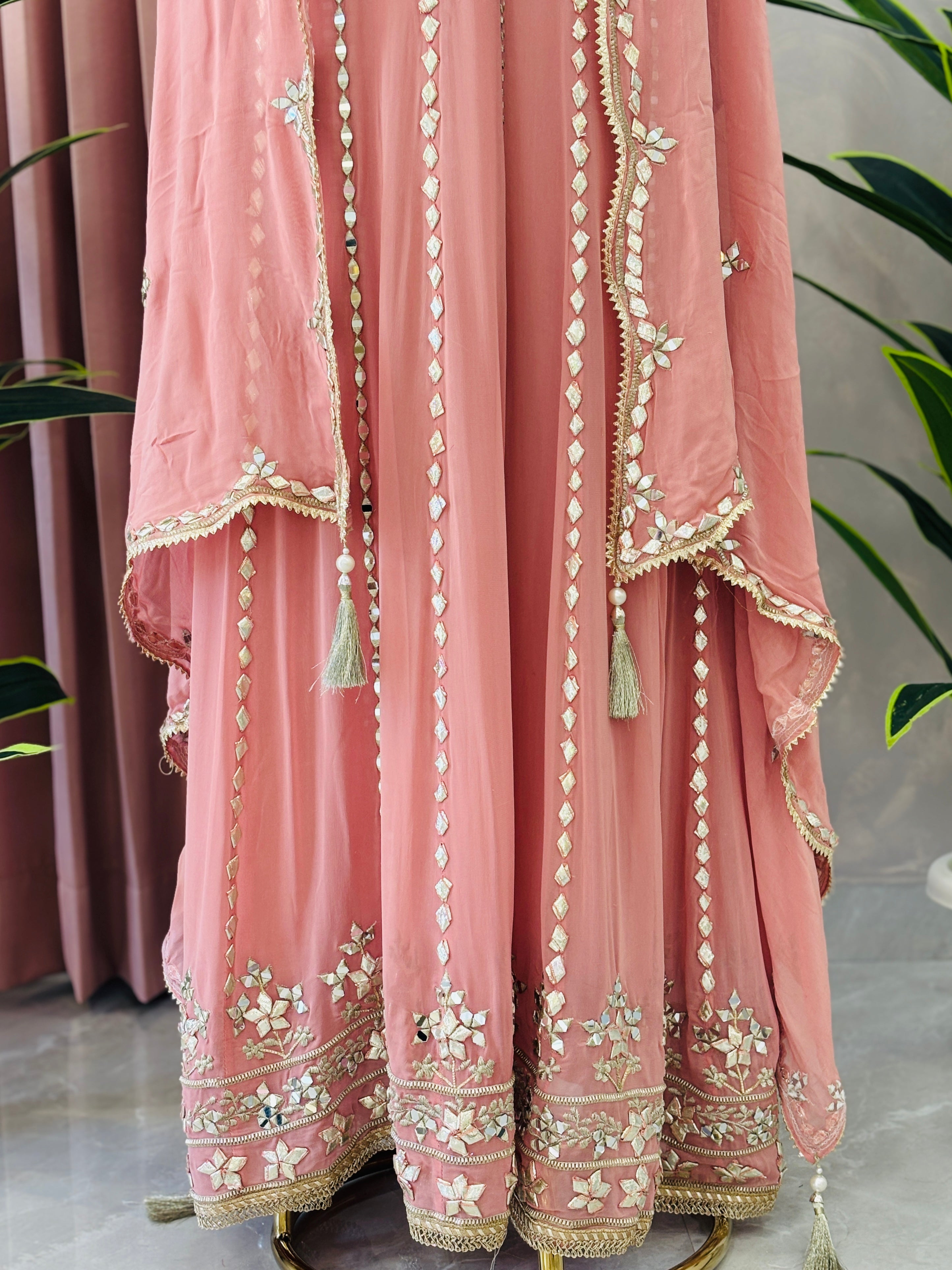 Premium Gota Patti Festive Anarkali Set