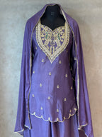 🌷🦋BEAUTIFUL HANDWORK PLAZO SET IN TWO SHADES 🦋🌷