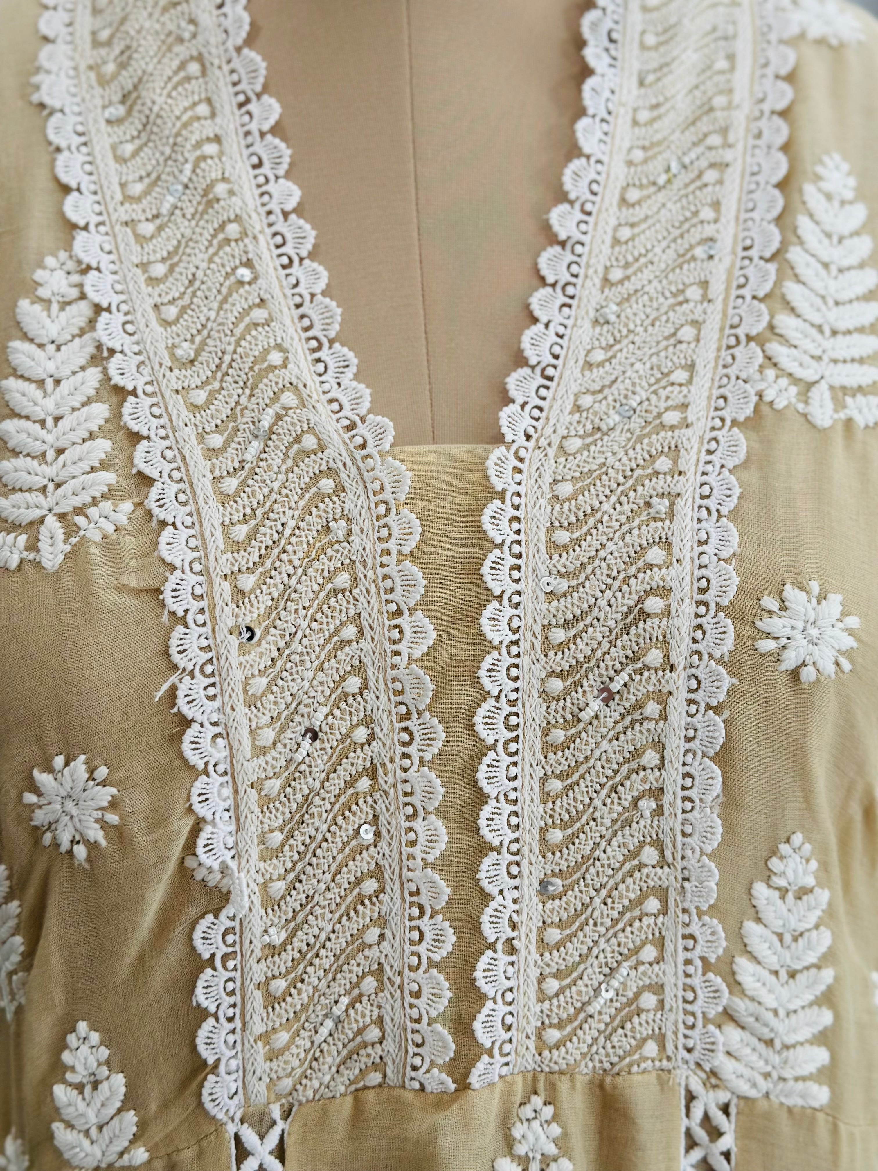 Trendy Chikankari Suit In Two Beautiful Shades