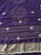 ✨Royal Bandhej Saree with Premium Gota Patti Detailing ✨