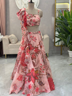 🌸 Floral Elegance Lehenga Set 🌸