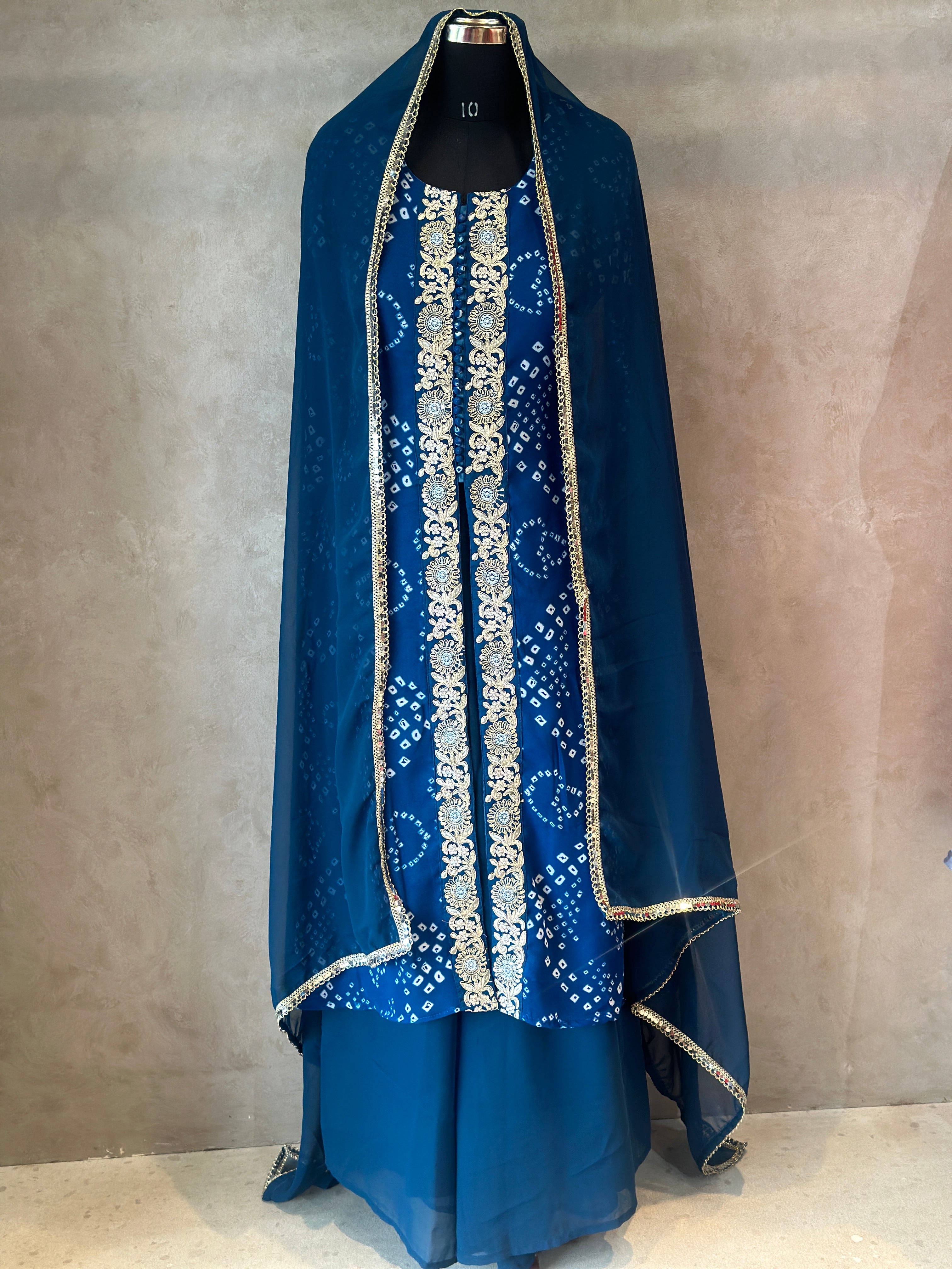 BEAUTIFUL BHANDEJ SPECIAL PLAZO SET