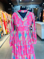 PURE CHINON HANDWORK GOWN