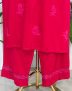 Women's Premium Straight Kurta Palazzo Set
