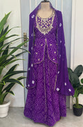 Bhandhej Handwork Peplum Skirt Set