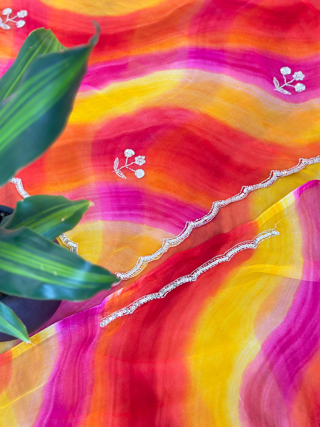 Multicolor Printed Saree With Traditional Touch