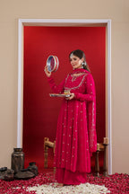 KARWACHOUTH SPECIAL BEAUTIFUL ANARKALI SUIT