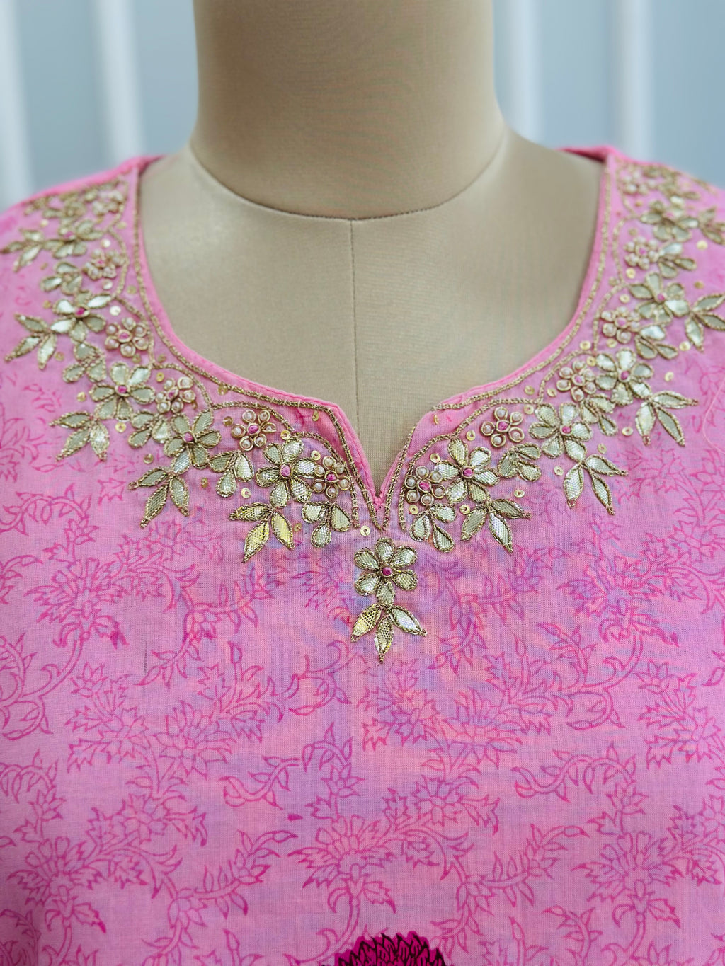 Pure Cotton Handwork Suit Set