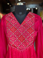 A LINE ANARKALI SUIT SET
