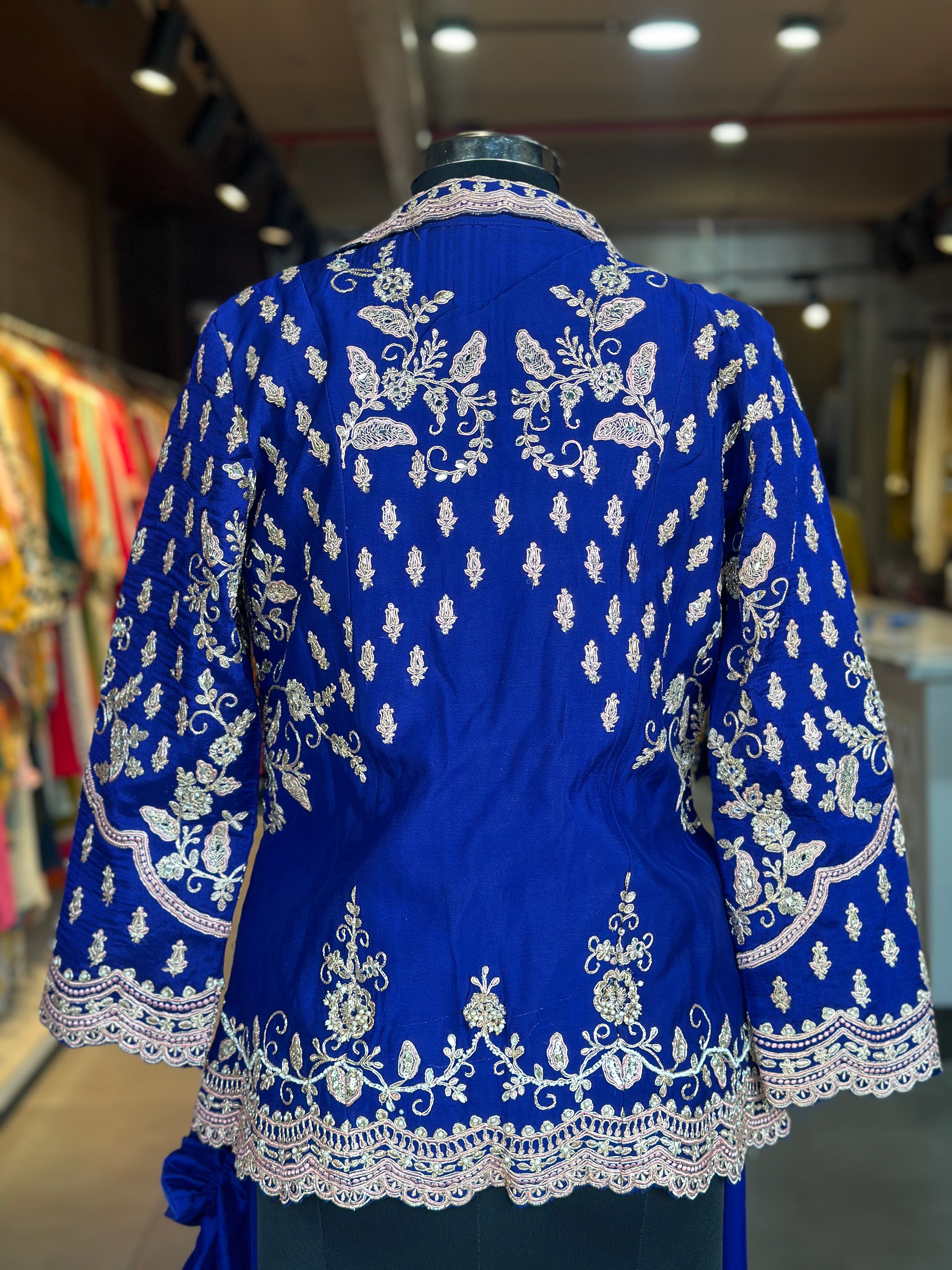 INDO-FUSION SHRARA WITH JACKET SET