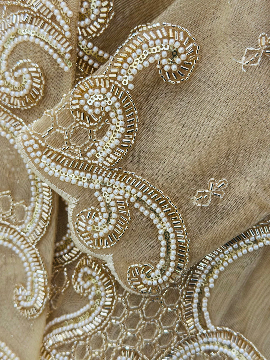Soft Gold Designer Kurta with Flared Sharara