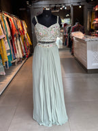 INDO-FUSION WITH SLIT SKIRT