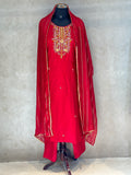 MODAL SILK HANDWORK SUIT SET FOR RAKHI
