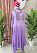 Ombre shaded Anarkali Suit Set
