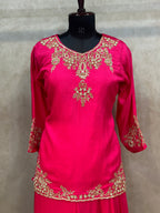 PREMIUM PLAZO SET WITH PREMIUM HANDWORK