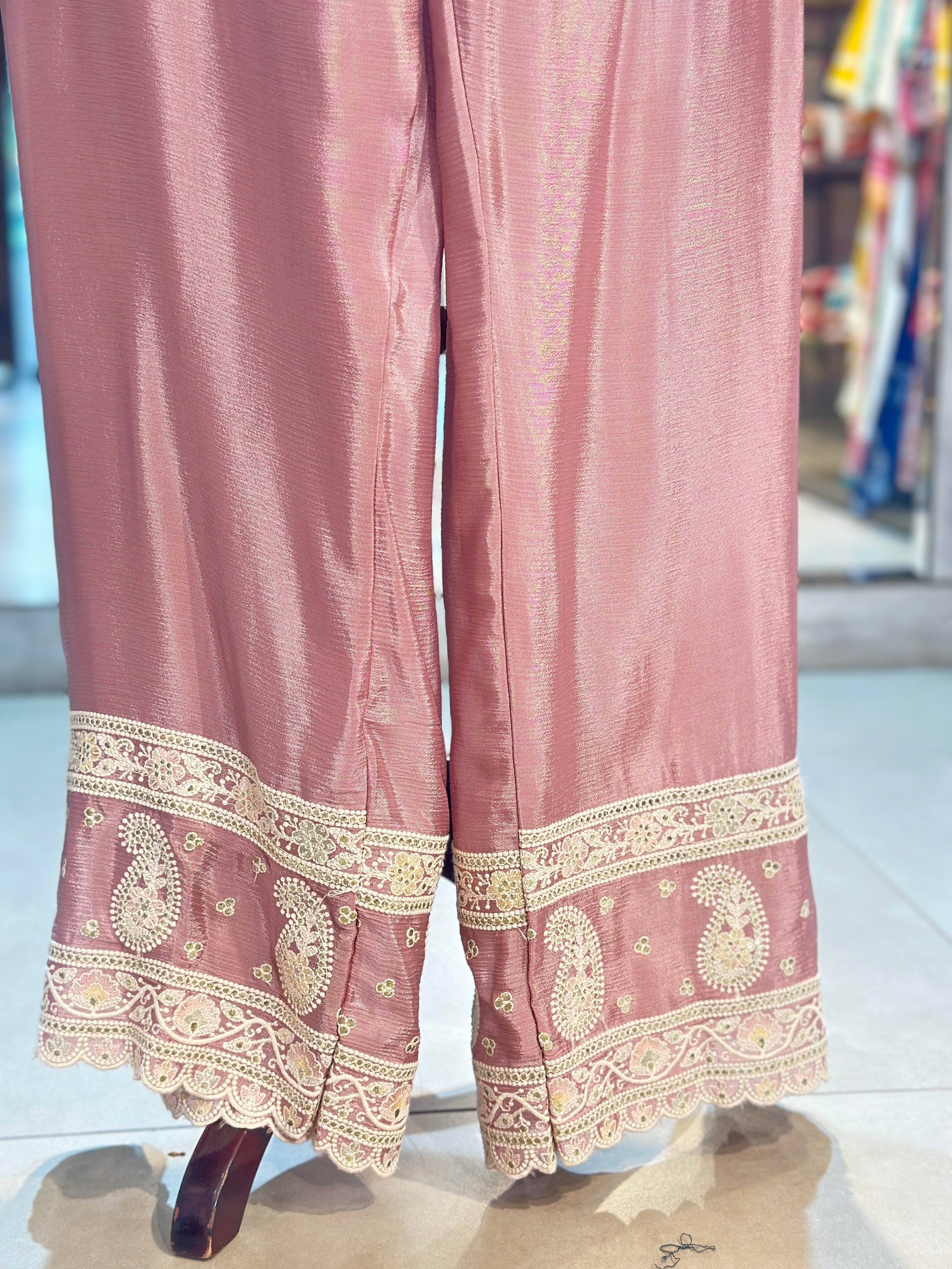 PURE CHINON HANDWORK CO-ORD SET