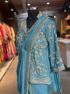 DRAPING WITH JACKET SET
