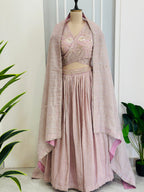 Premium Handwork Indo Fusion Lehnga Set