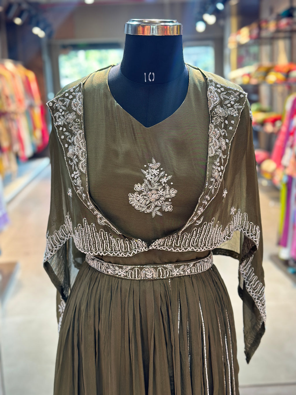 LONG GOWN WITH SHORT JACKET