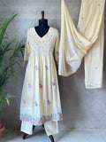 Beautiful Hand Embroidery Summer Suit Set