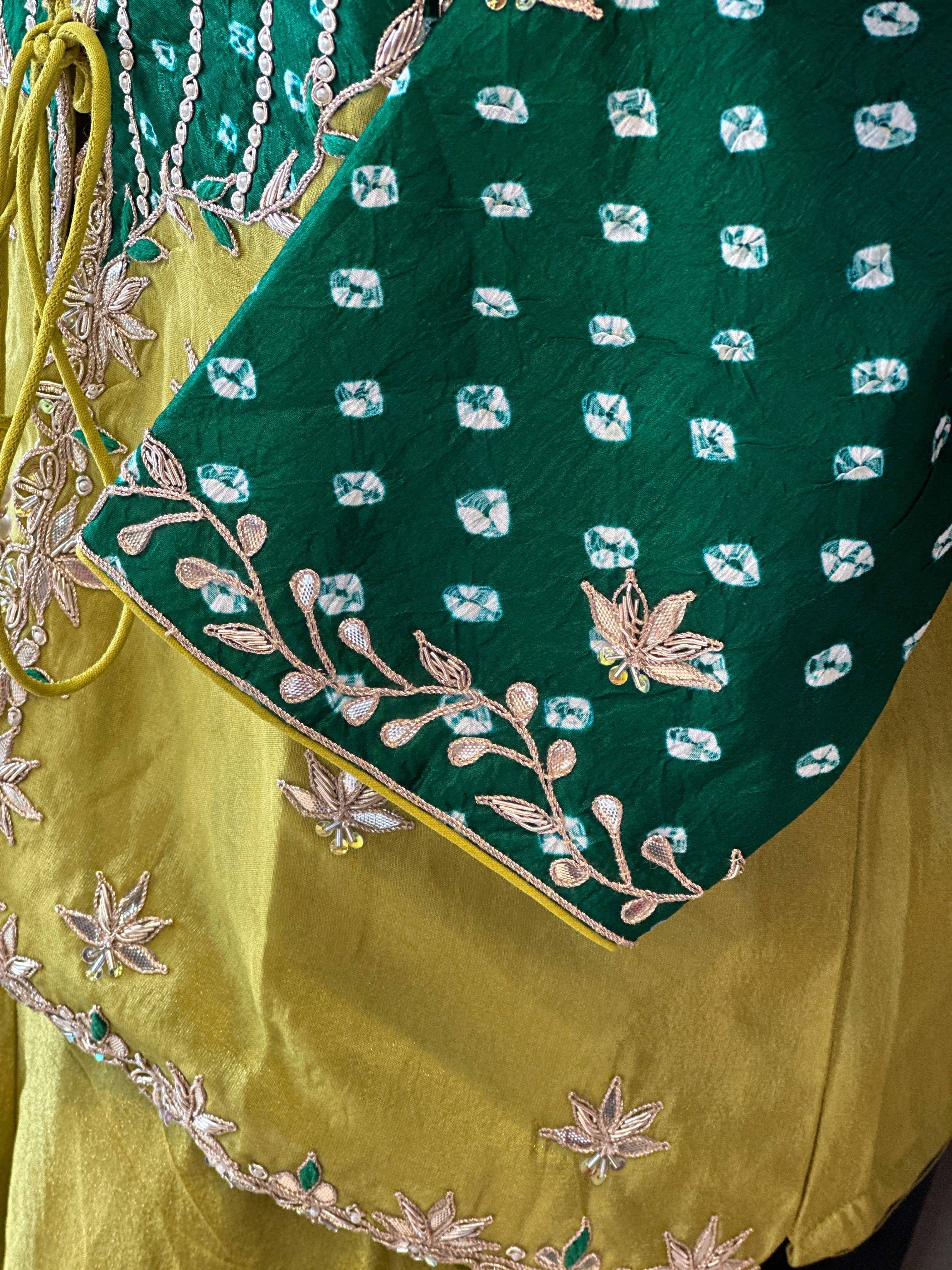 INDO FUSION HANDWORK PLAZO SET