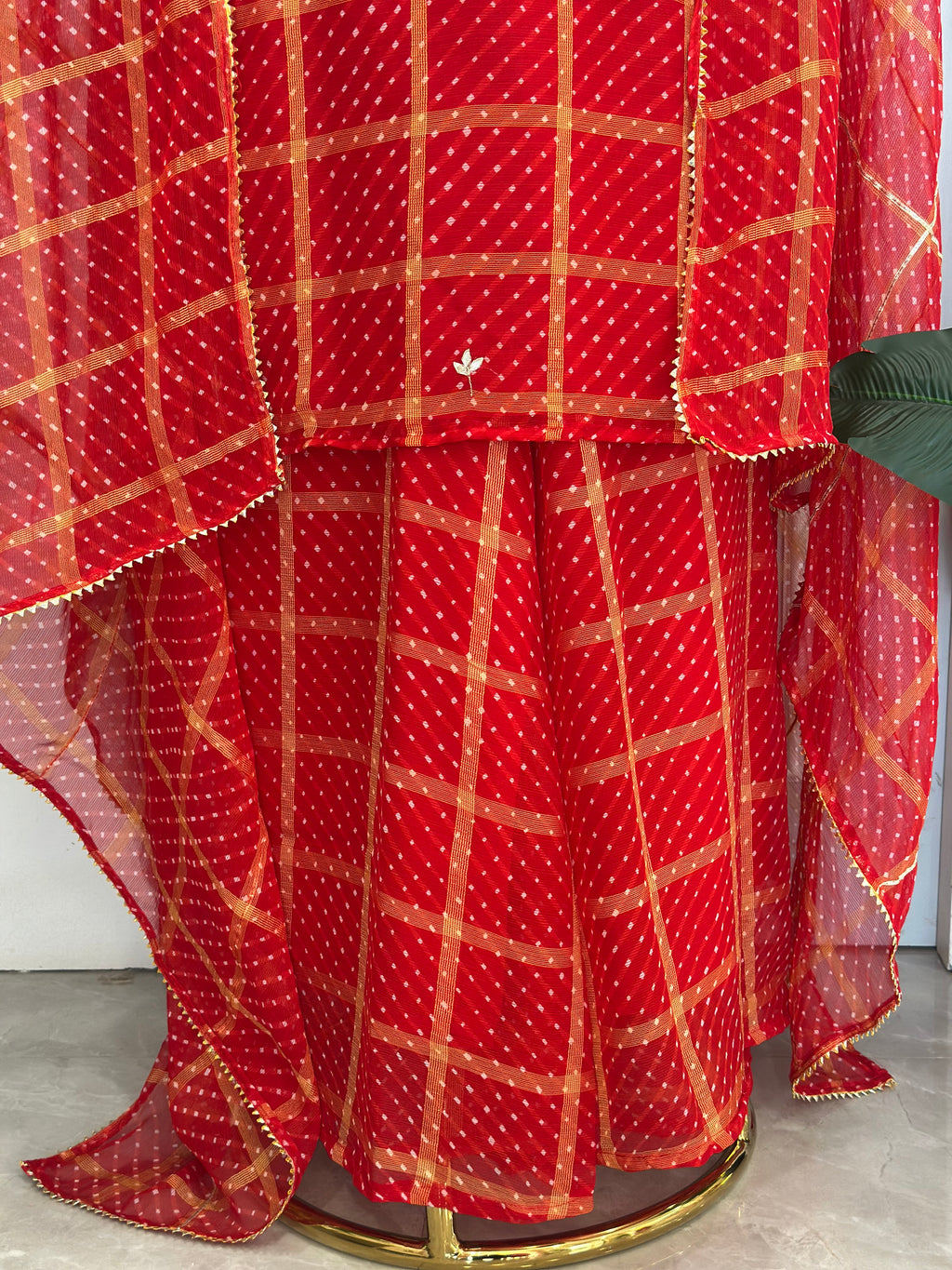 🌿 Surkh Saaj Gota Patti Festive Set 🌿