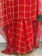 🌿 Surkh Saaj Gota Patti Festive Set 🌿