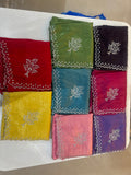 PURE SHIMMER TISSUE HANDWORK SAREE
