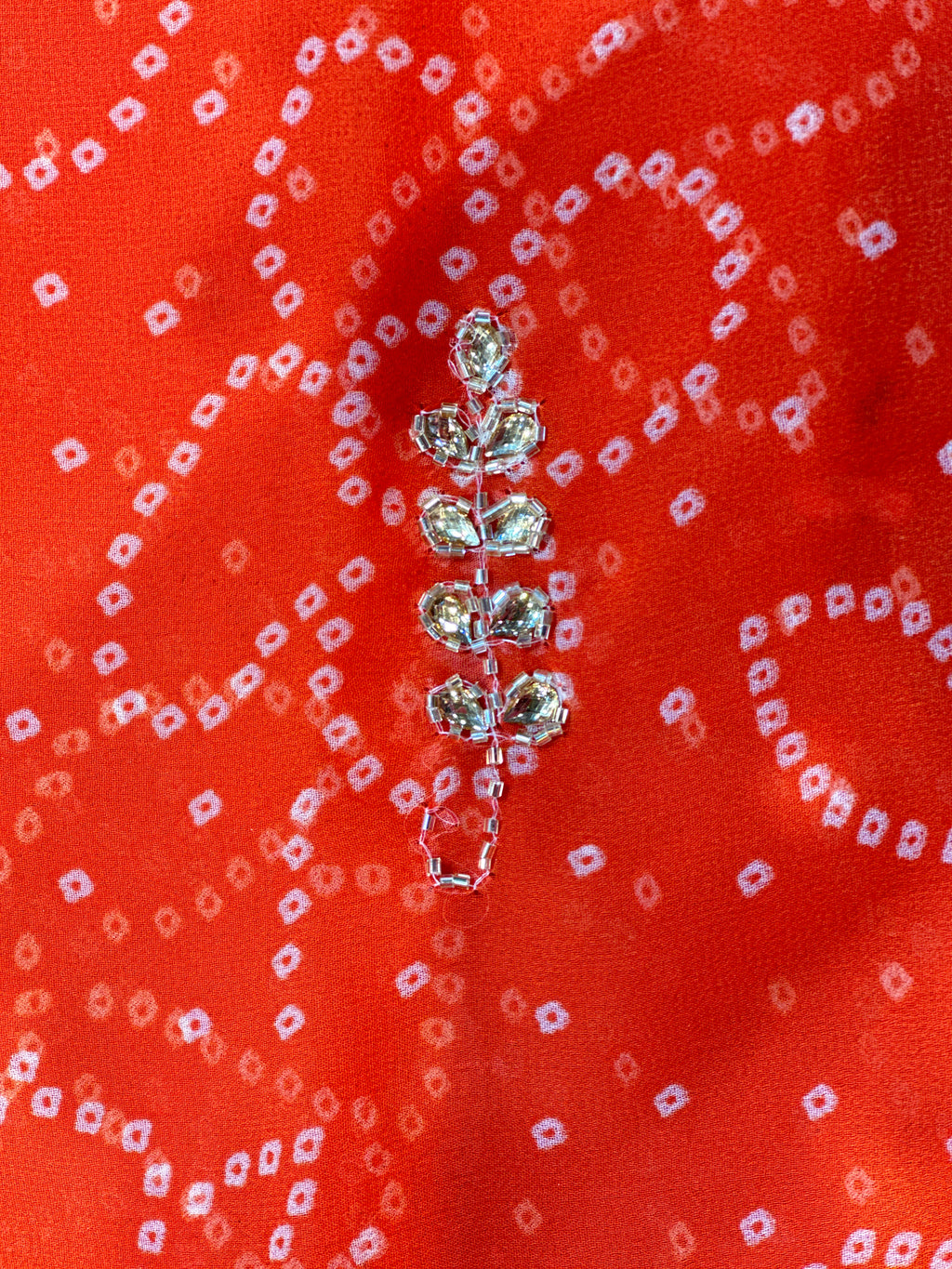 OMBRÉ BHANDEJ HANDWORK SAREE