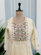 Premium Hand Painted & Embroidered Suit Set