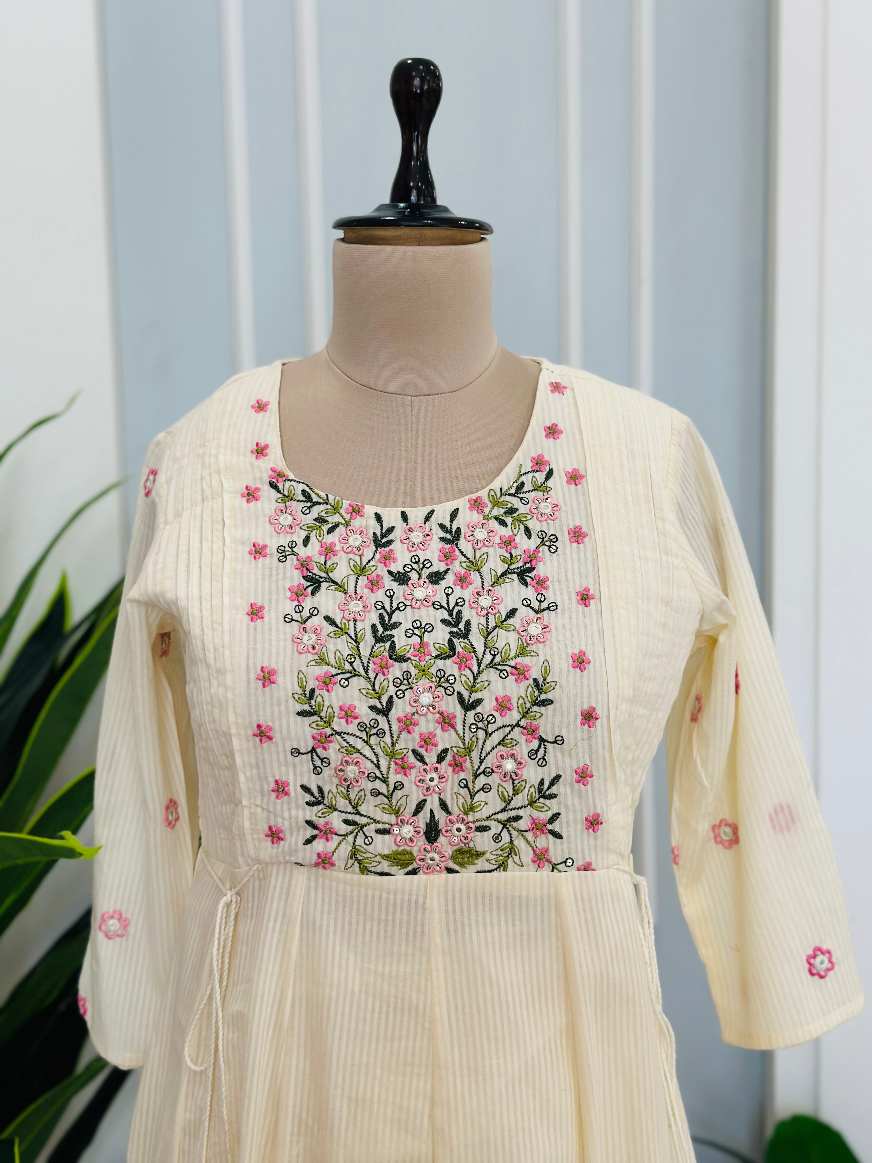 Premium Hand Painted & Embroidered Suit Set