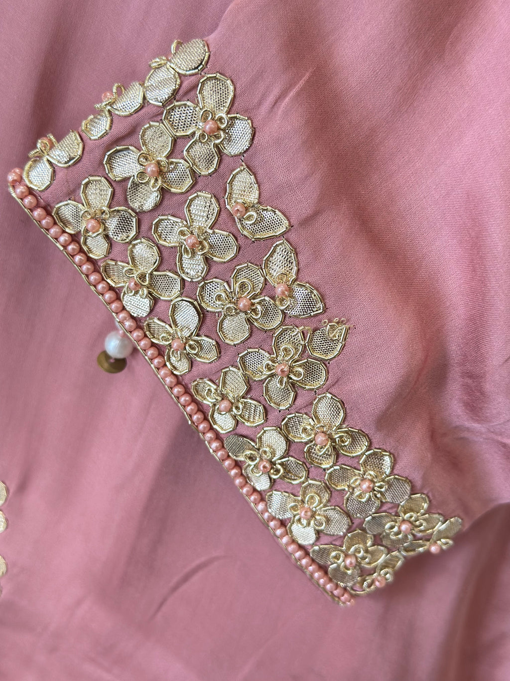 Designer Tassel Work Jacket Palazzo Set