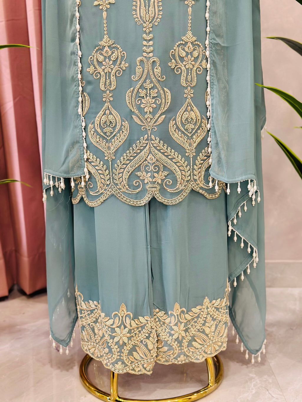 Premium Handwork Kurta Set With Dupatta