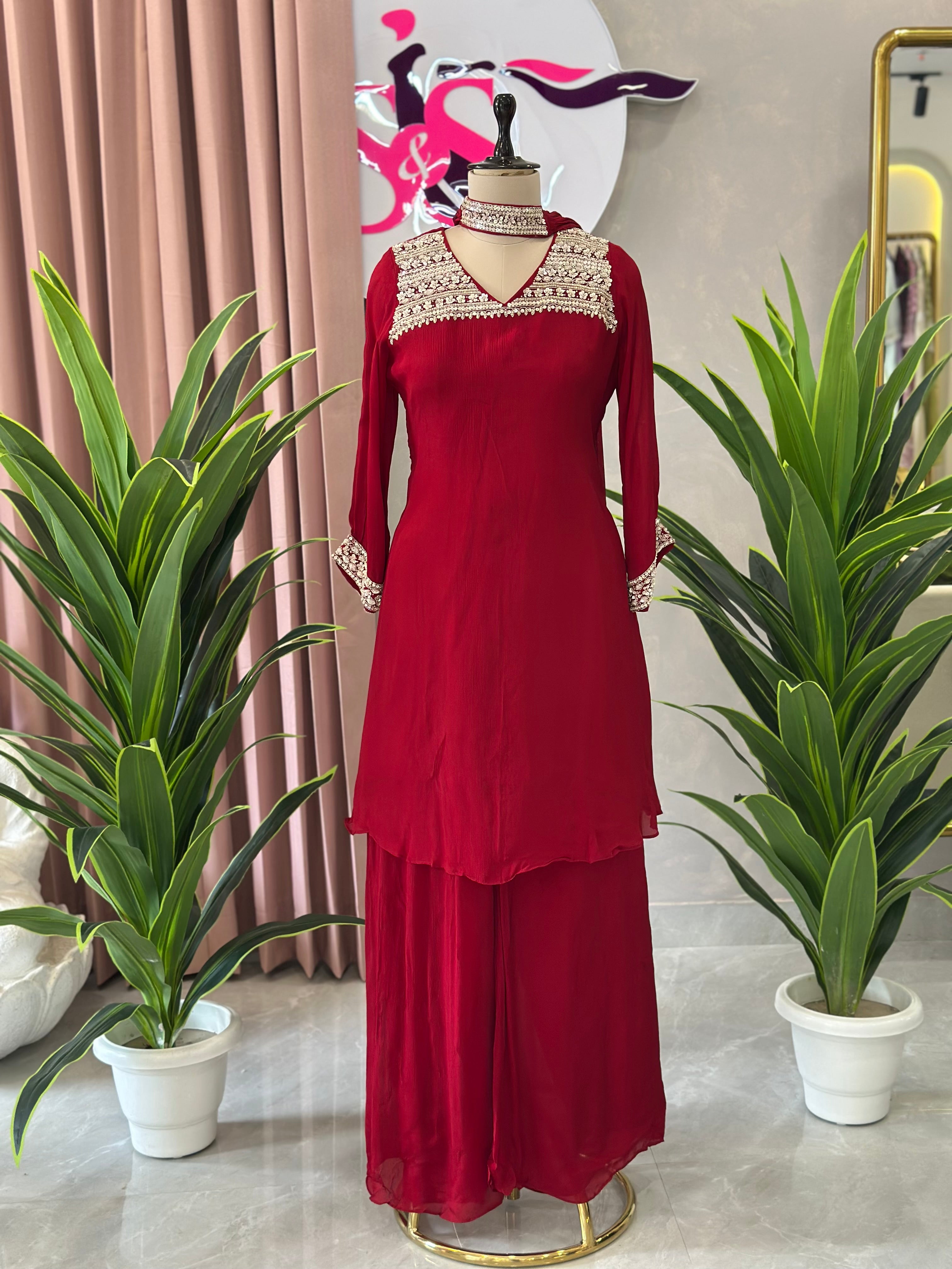 Elegant Handwork Kurta Set