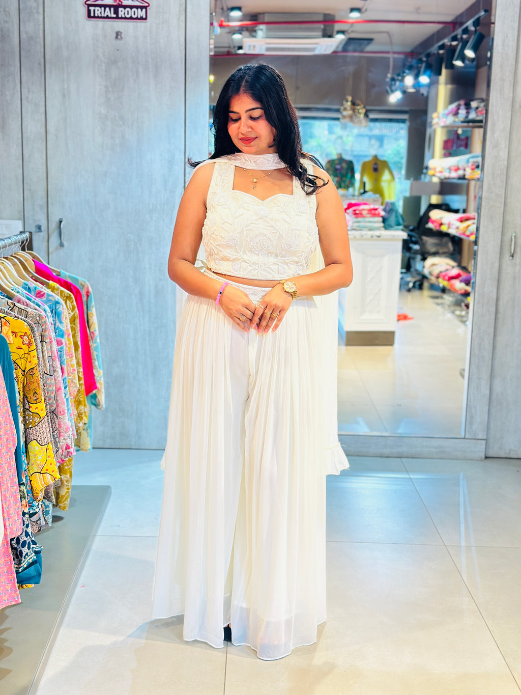INDO-WESTERN PLAZO SET