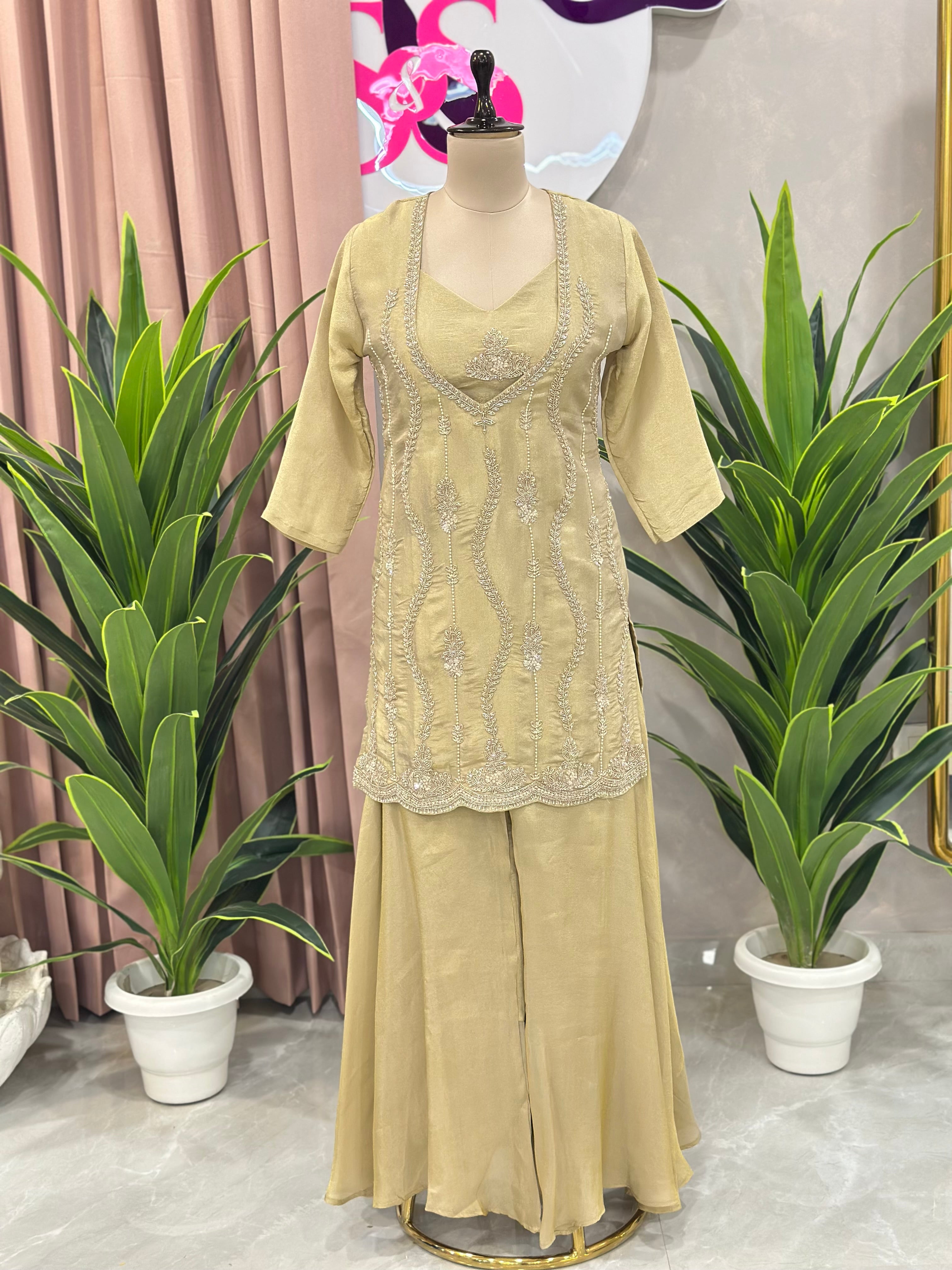 Royal Jacket Pattern Coord Set