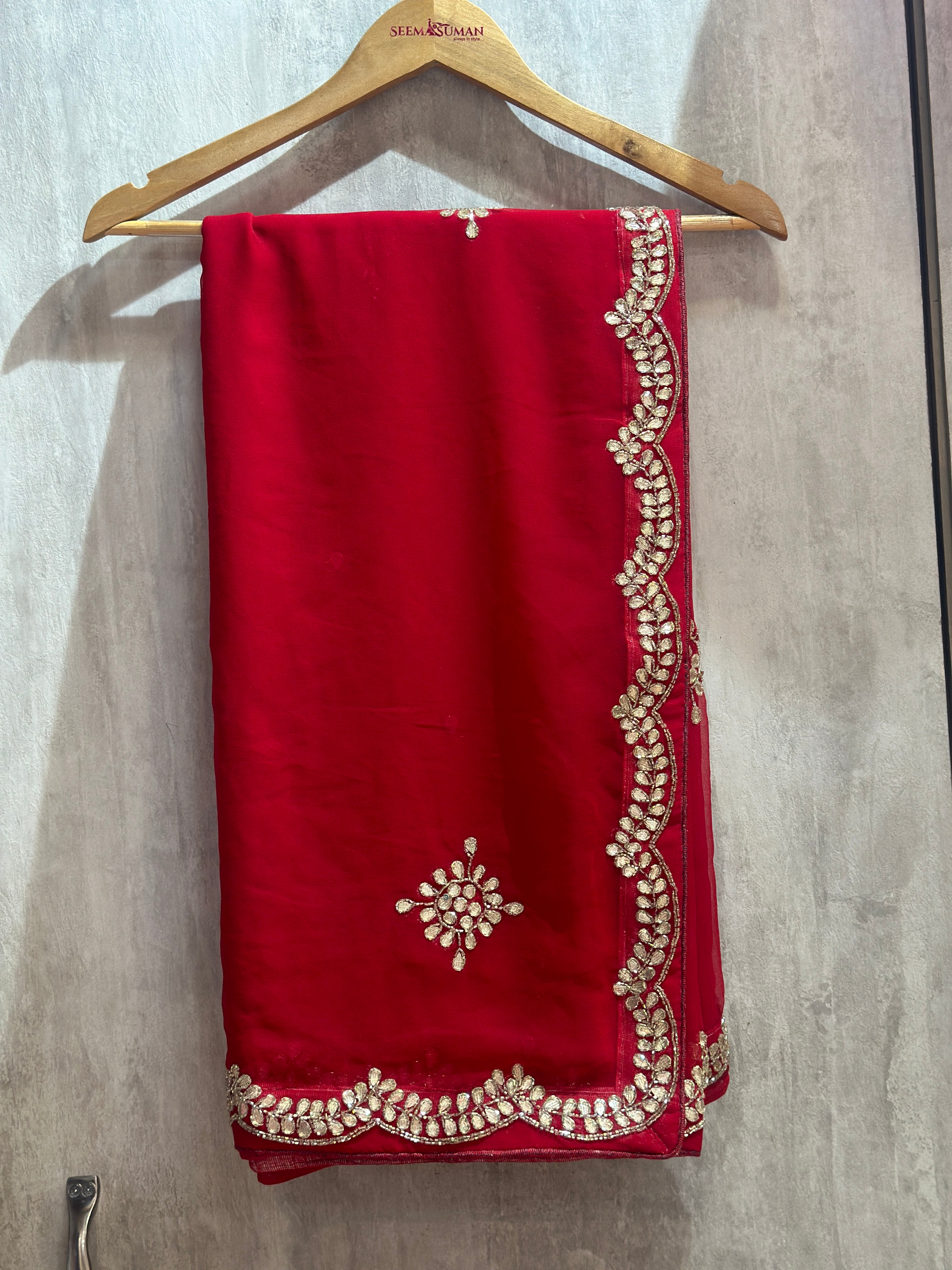 GOTA PATTI HANDWORK SAREE