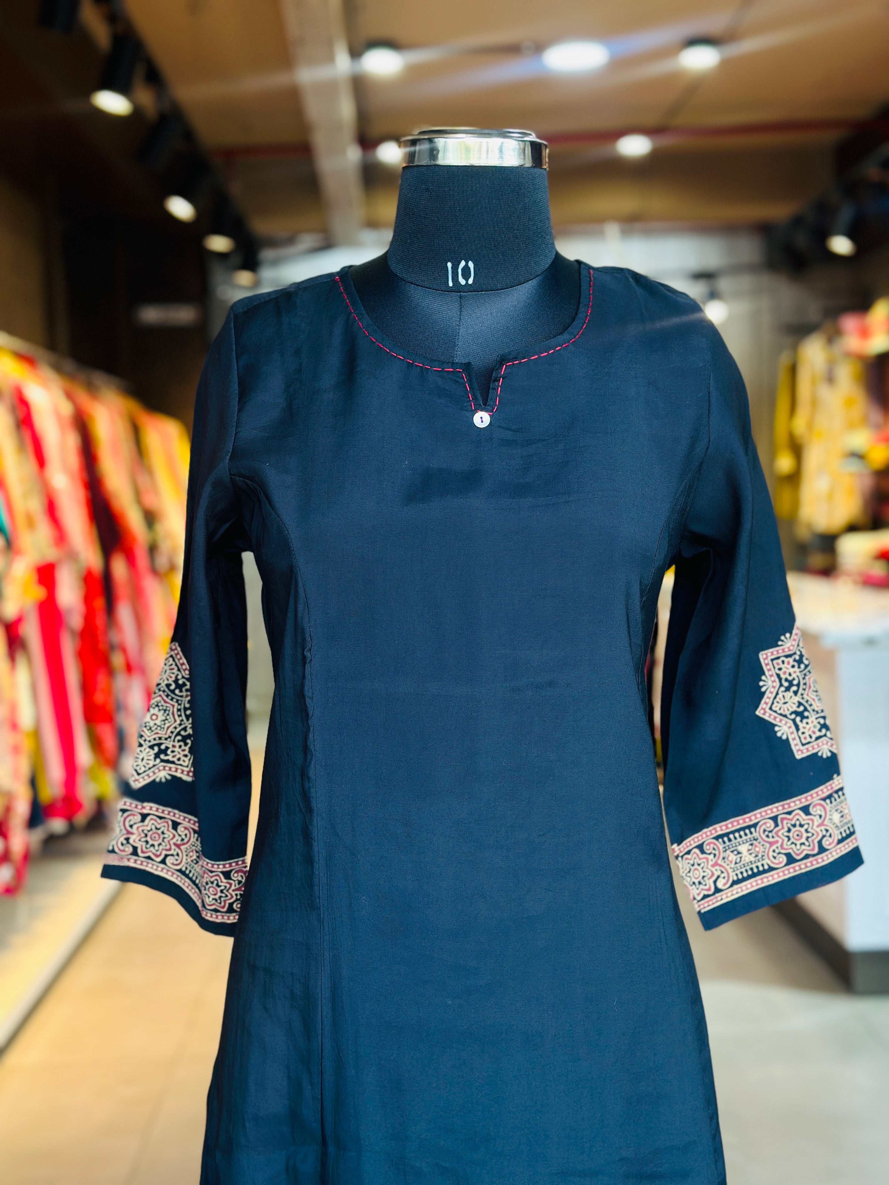 AJRAKH HANDBLOCK KURTA SET