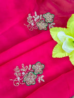 KARWACHOUTH SPECIAL BEAUTIFUL HANDWORK SAREE