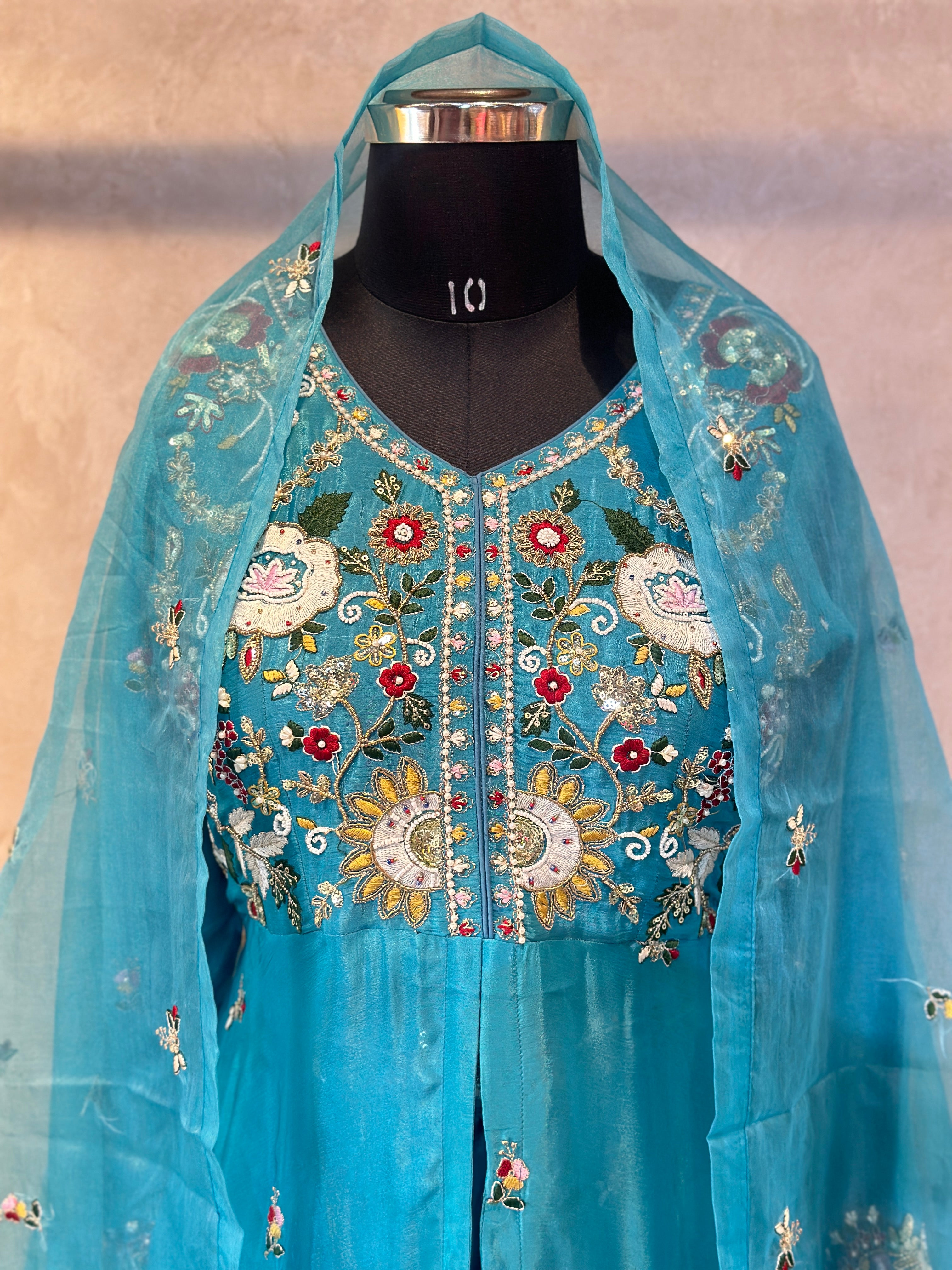 INDO-FUSION PEPLUM LEHNGA SET