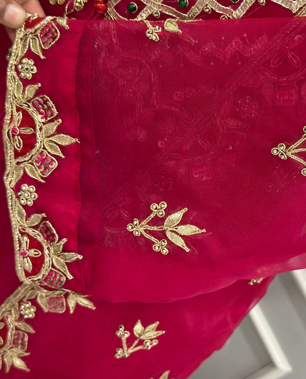 ✨ Traditional Gotapatti Handwork Indo-western Set ✨