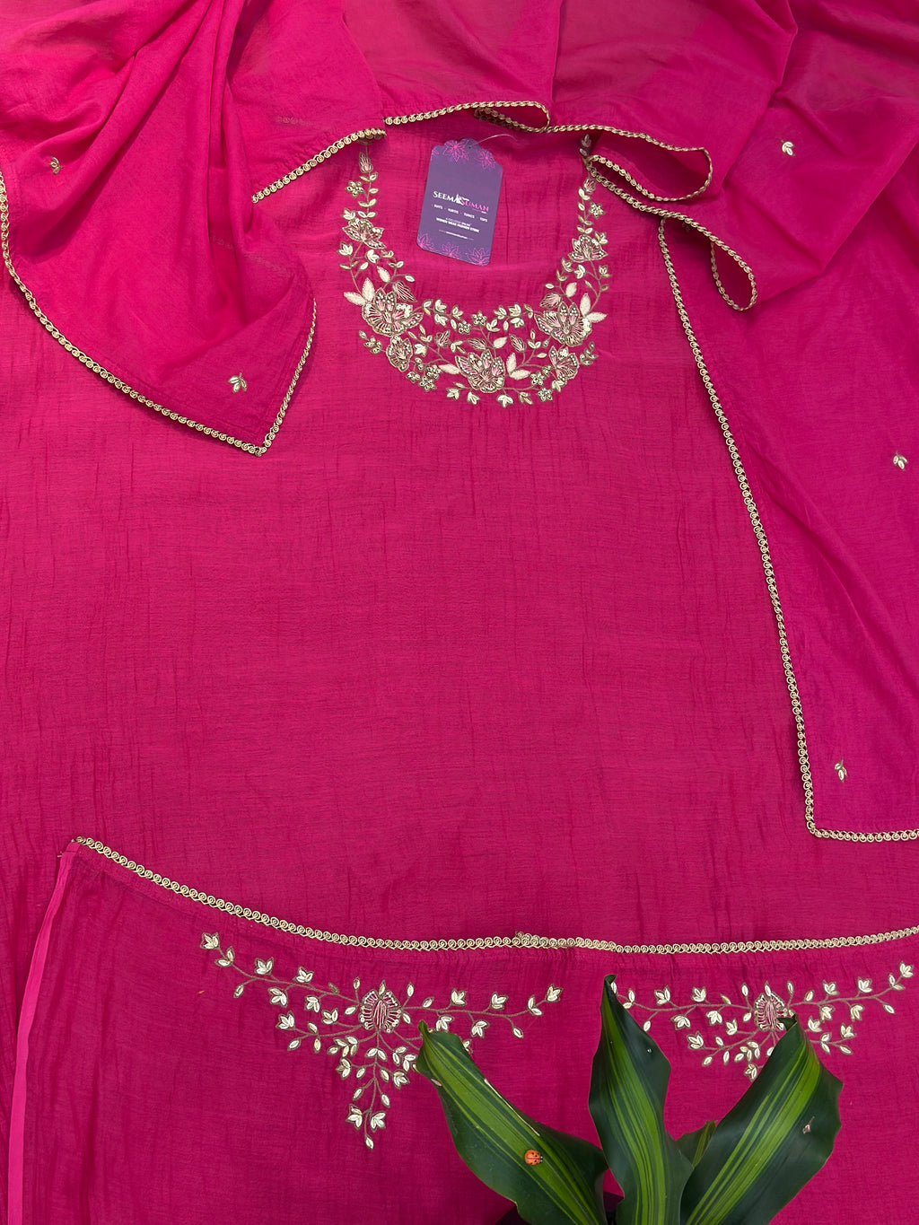 Graceful Festive Unstitched Suit