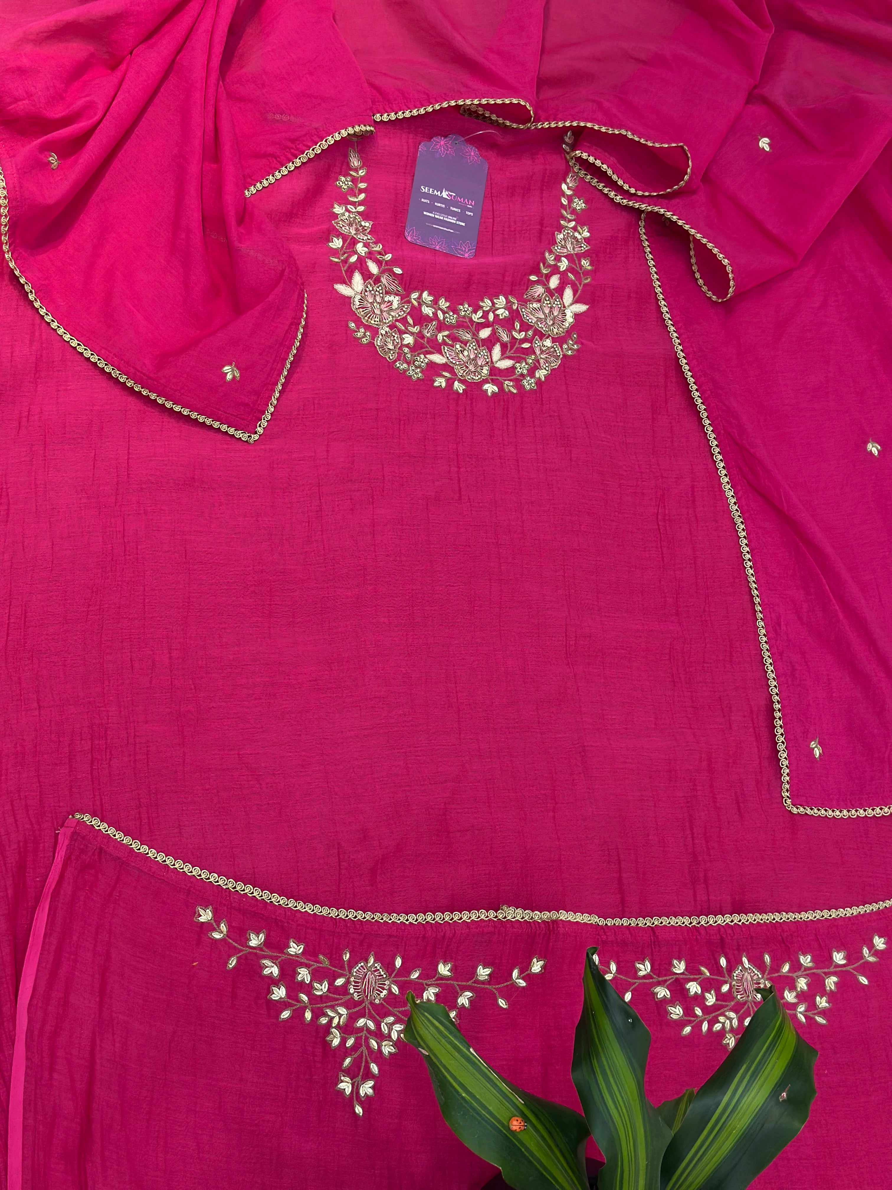 Graceful Festive Unstitched Suit